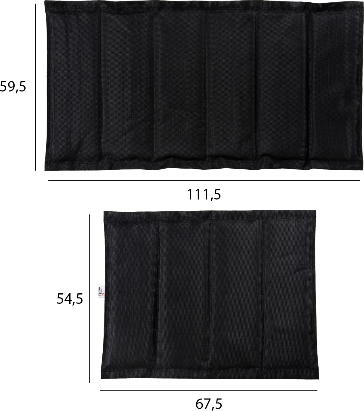 Pëlhurë zëvendësuese Textilene për shezlongje AIGAIO, ngjyrë e zezë, FH6064.01