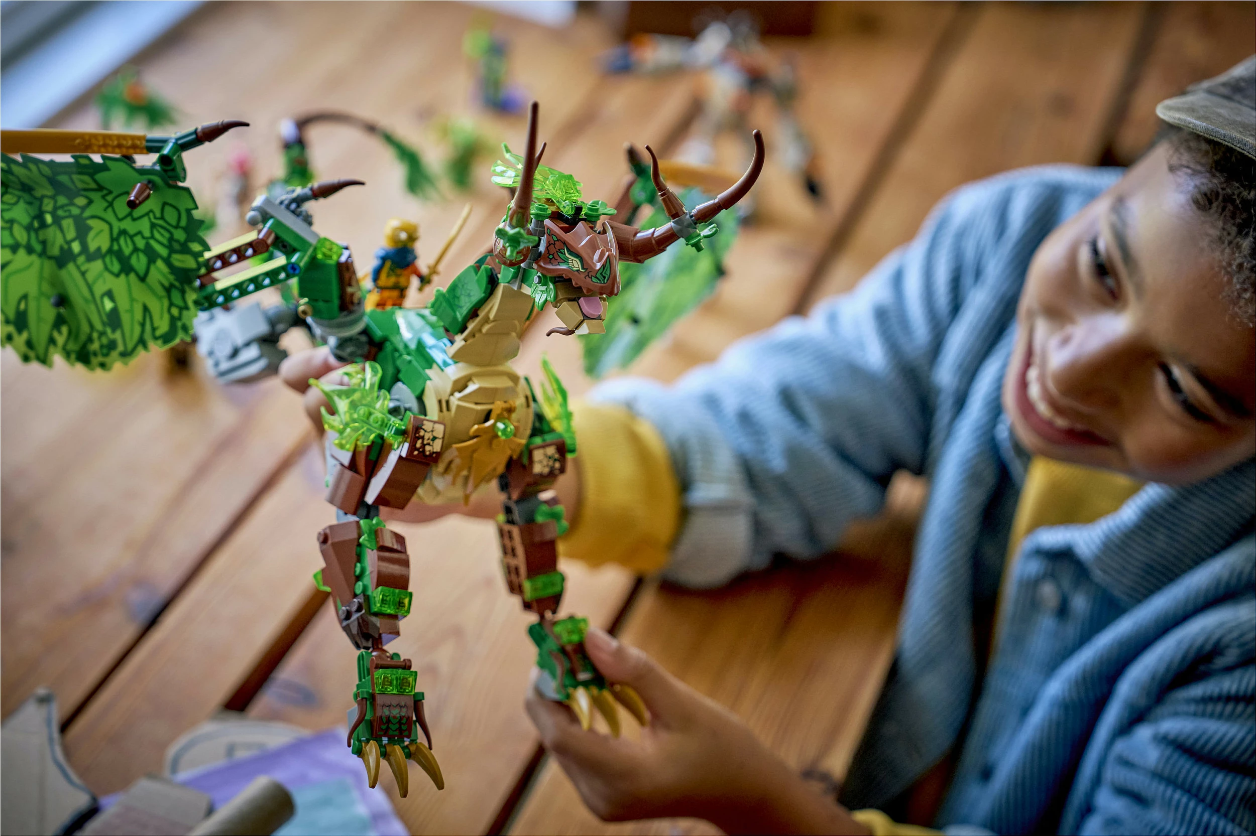 Set ndërtimi LEGO NINJAGO 71859 The Dragon of Life, 1050 copë, multikolor