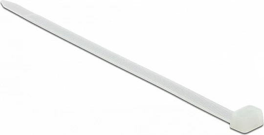 Lidhëse kabllosh DeLOCK 19635, nylon, 760 mm, 10 copë, të bardha