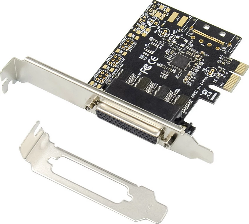 Kartë zgjerimi PCIe Conceptronic, 4x RS-232 (DB9) 115200bps, e zezë