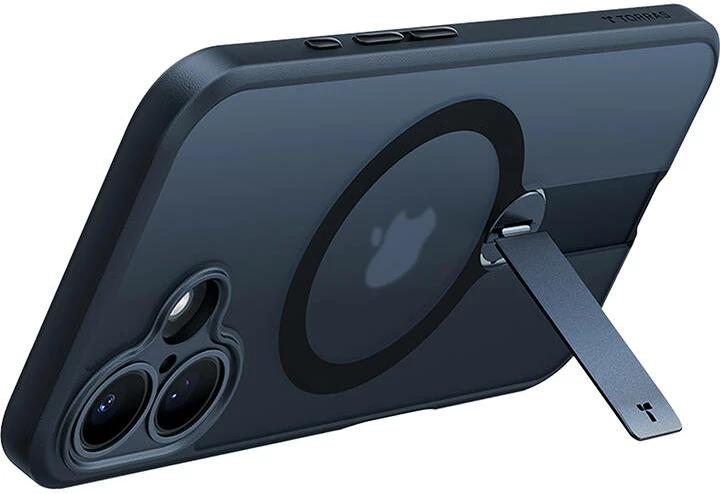 Mbështjellës Torras Pstand Spin për iPhone 16, i zi