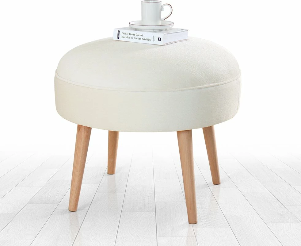 Puf krem Atelier del Sofa, Romley