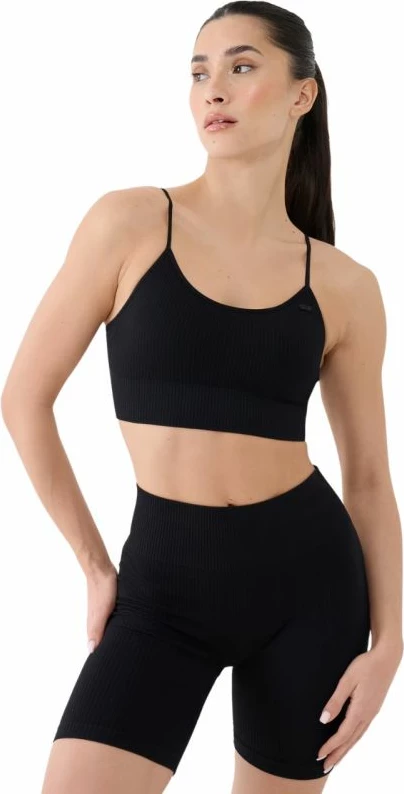 Bra sportiv për femra 4F, e zezë [Madhësia: XS/S]
