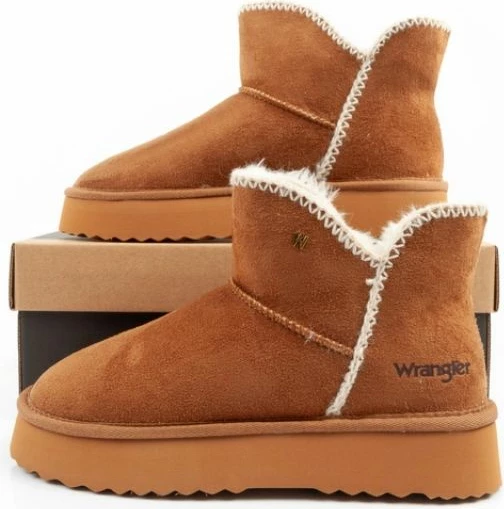 Çizme të shkurta për femra Wrangler, kafe [Madhësia: 36]
