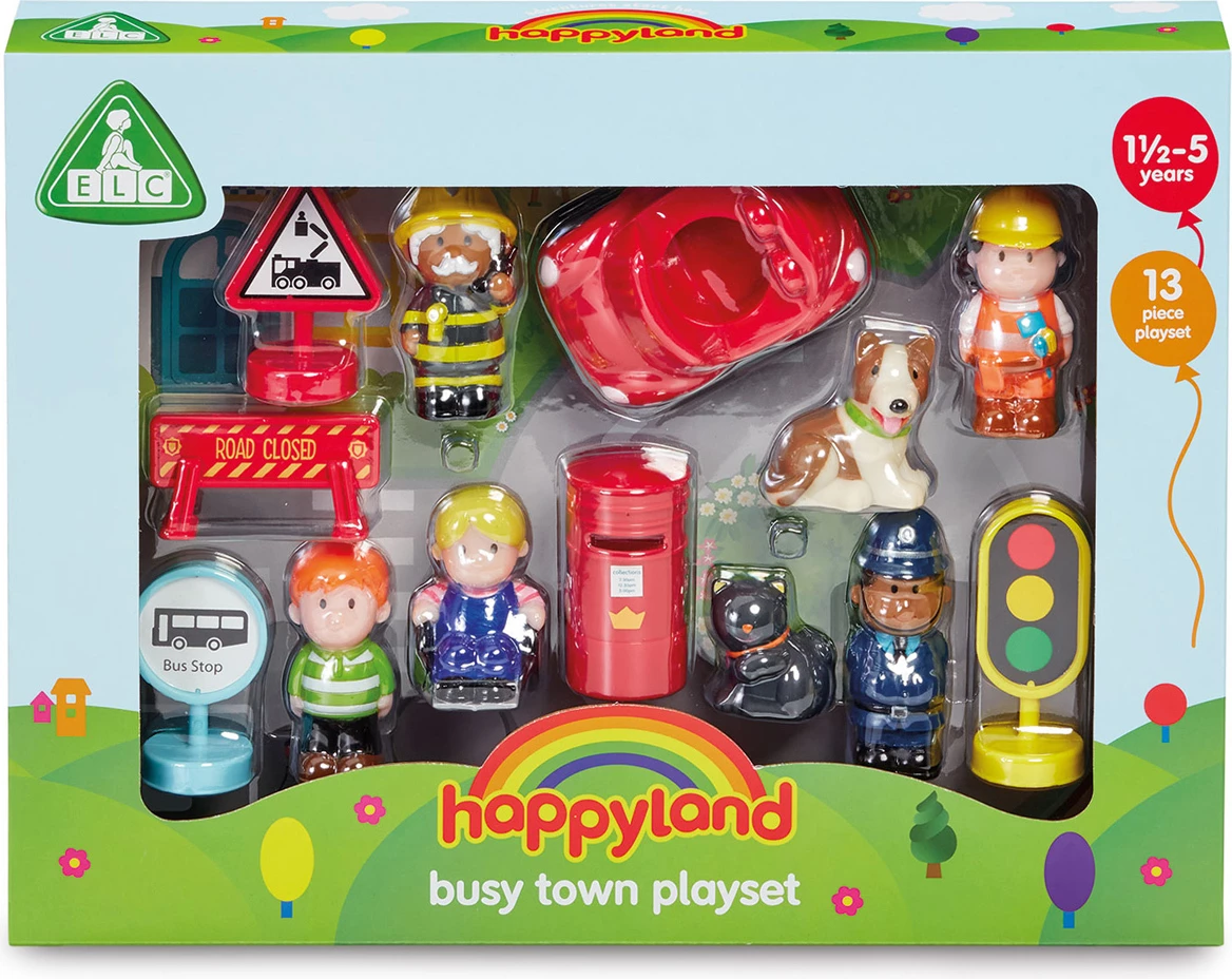 Happyland Busy Town Playset