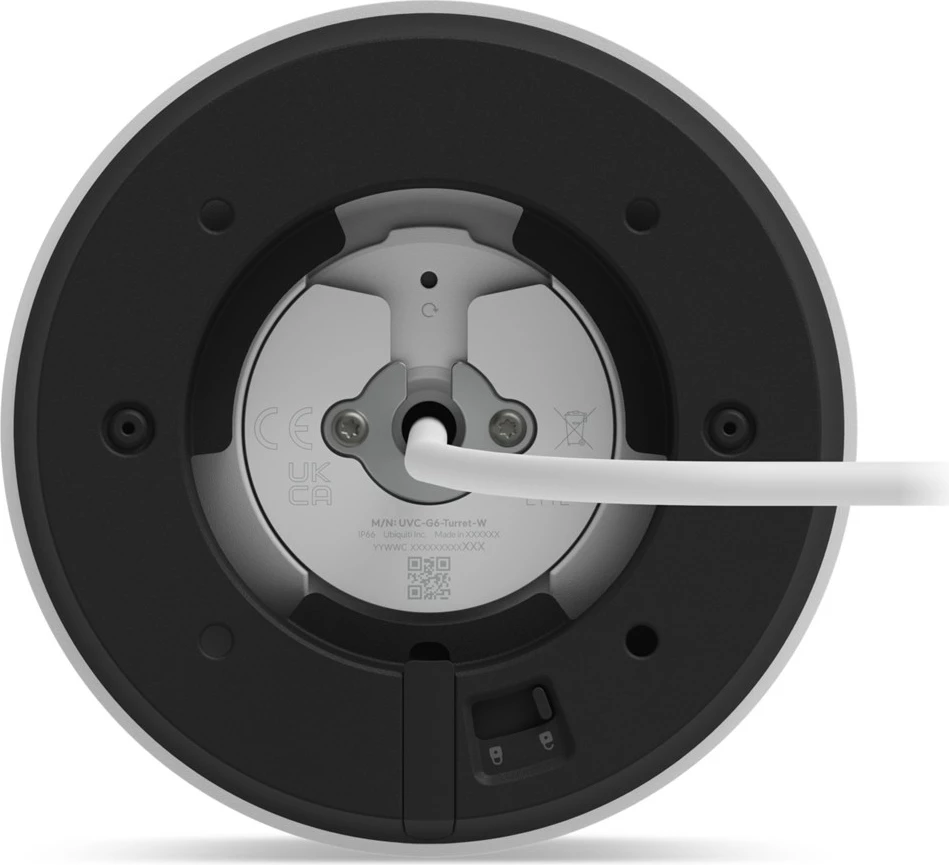 Kamerë sigurie IP Ubiquiti G6 Turret, 8 MP, 3864 x 2160, PoE, e bardhë