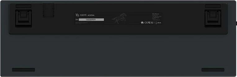 Tastierë mekanike Aqirys Agena, 65%, 68 taste, RGB, wireless & me kabllo, e zezë