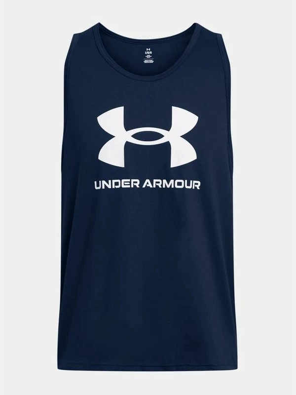 Fanellë pa mëngë për meshkuj Under Armour, blu marine