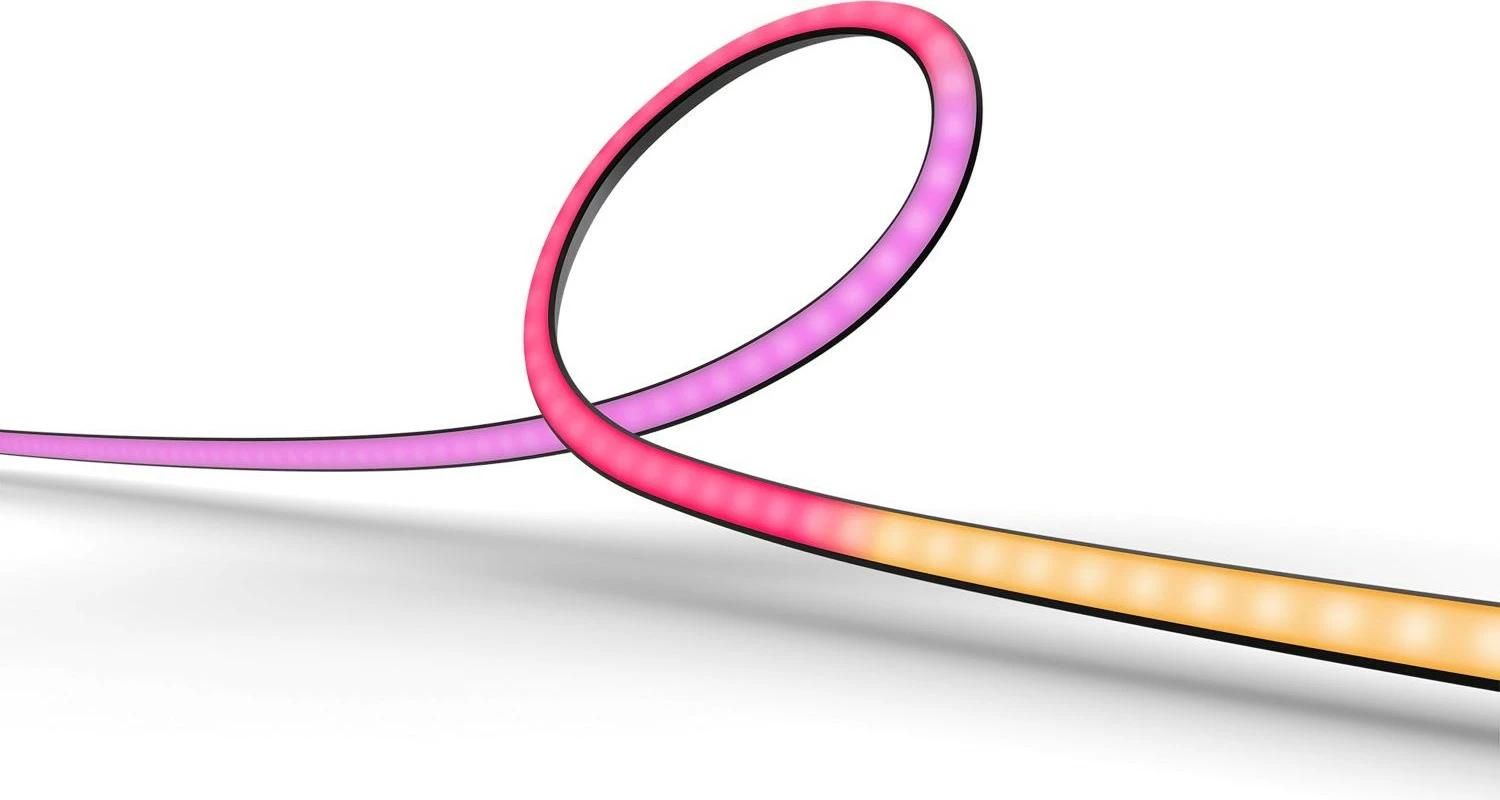 Dritë LED Philips Hue Play gradient lightstrip 55 inch, Bluetooth/Zigbee, Ngjyrë e zezë