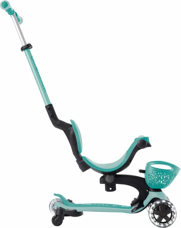 Trotinetë me ulëse për fëmijë Globber GO UP BABY 360 Lights, set