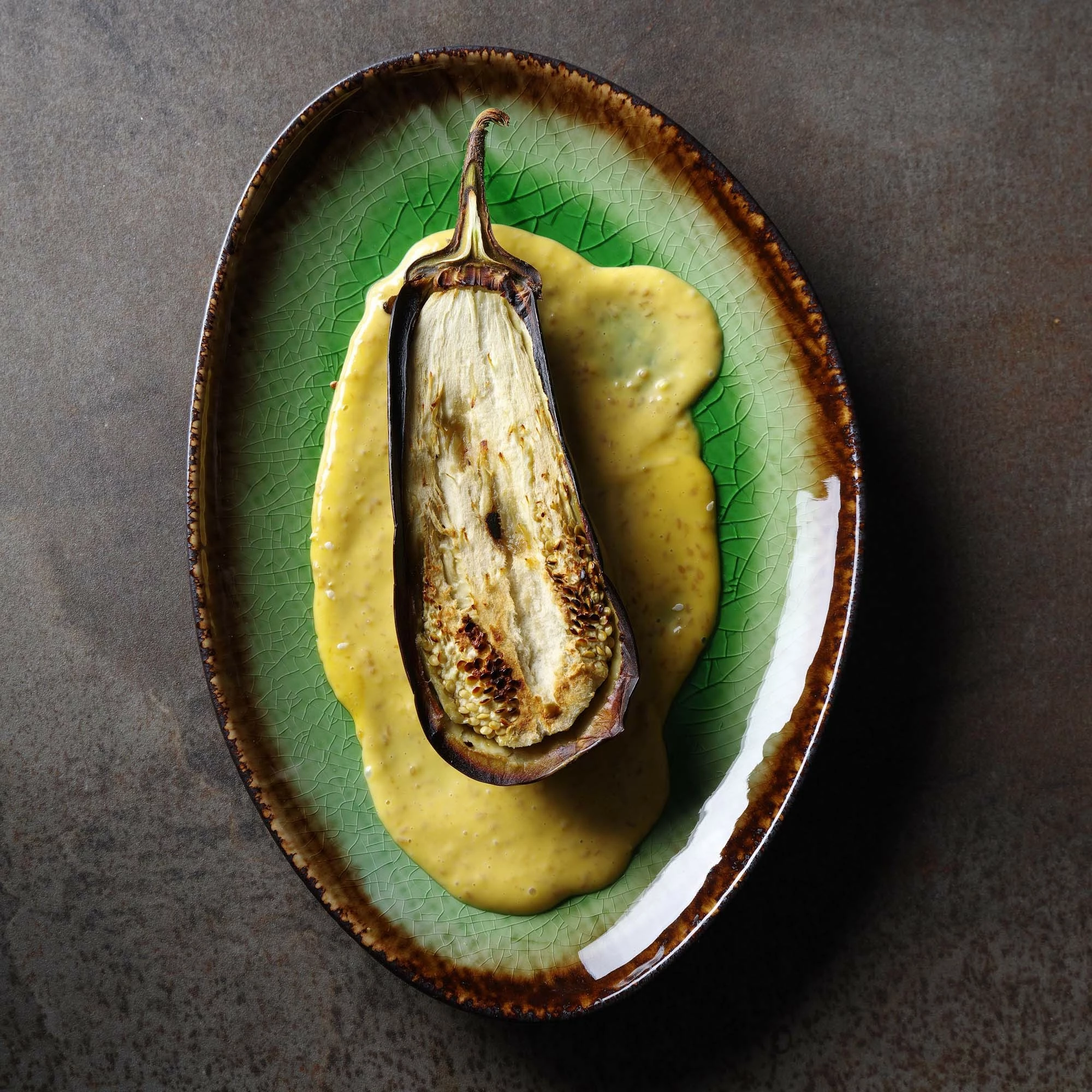 Pjatë prezantimi Fine Dine Beryl 270x190 mm, e gjelbër, set 3 copë