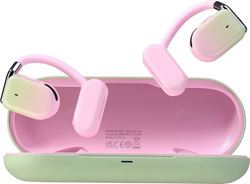 Kufje wireless TWS Joyroom Openfree JR-OE2, rozë