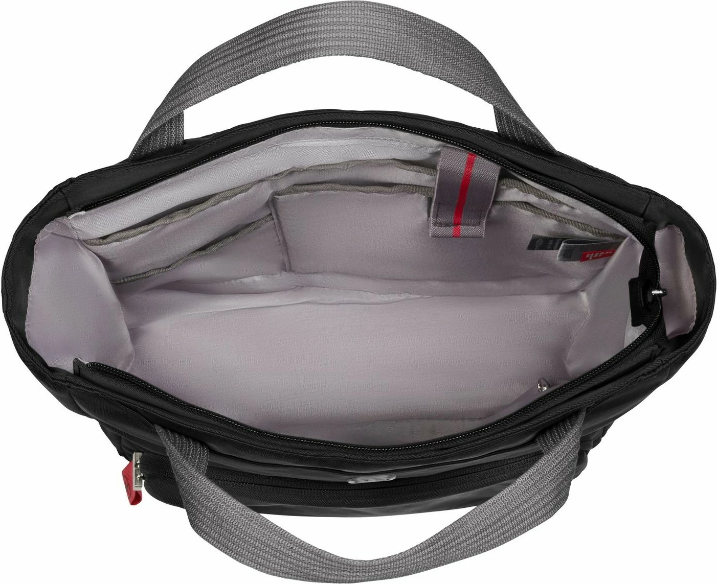 Çantë vertikale Wenger Motion Vertical Tote 16 inç, e zezë