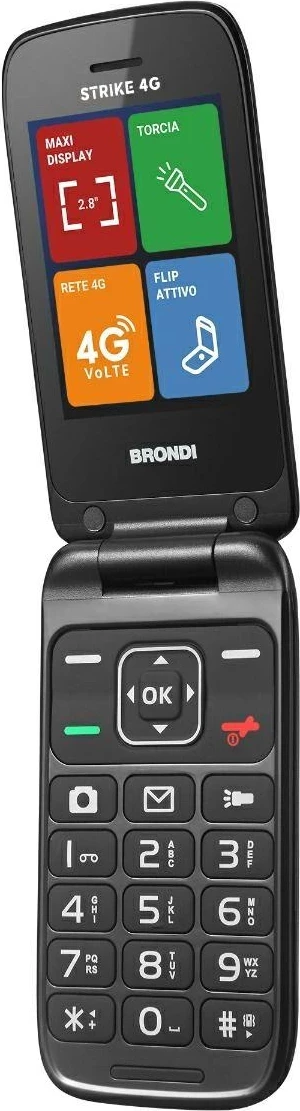 Celular Brondi Strike 4G dark grey