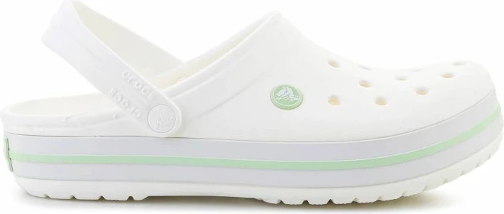 Këpucë Crocs Crocband 11016-1YL, të bardha/jeshile