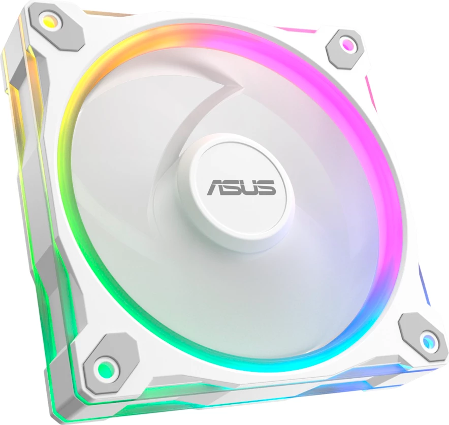 Ventilator ASUS Prime MR120 ARGB Reverse 120x28mm PWM 58 CFM 23 dB, i bardhë, 1 copë