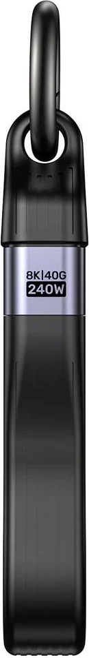 Kabëll USB-C Unitek USB4/Thunderbolt 4, 40Gb/s, PD 240W, 13 cm, i zi