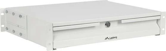 Sirtar LANBERG për rafte 19" 2U 360mm, gri