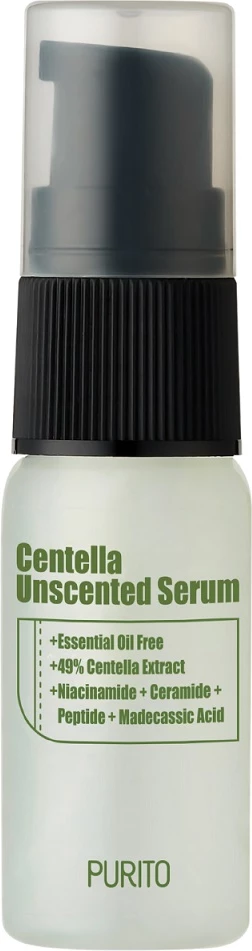 Serum fytyre PURITO Centella Unscented Serum mini për femra 15ml
