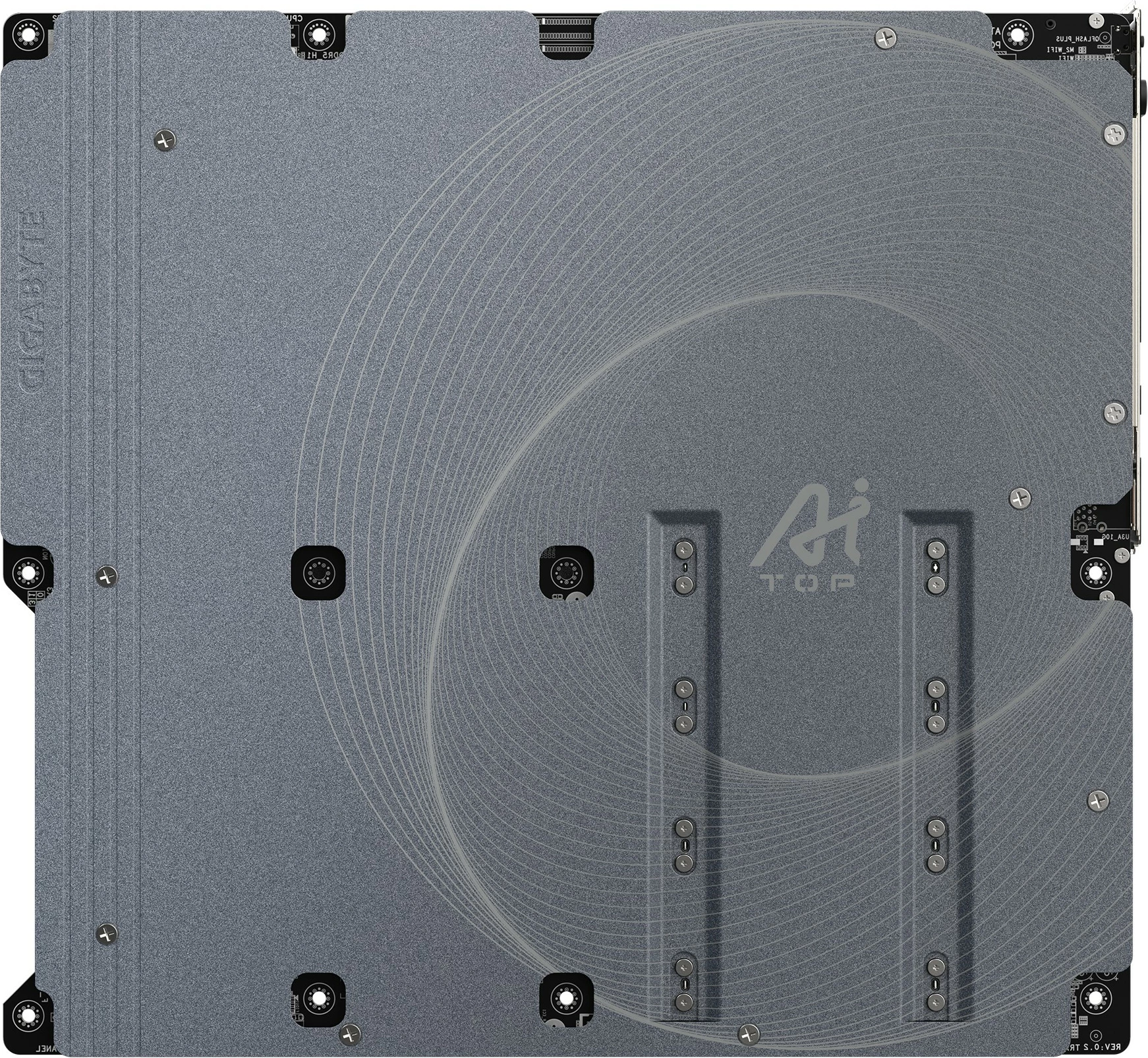 Pllakë amë Gigabyte TRX50 AI TOP, sTR5, ATX, për Threadripper, gri