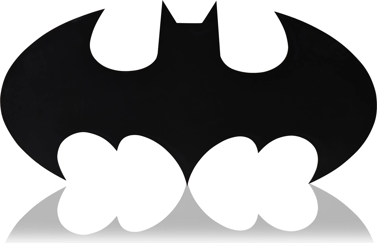 Dritë dekorative LED Batman, ngjyrë e verdhë, 50x25cm