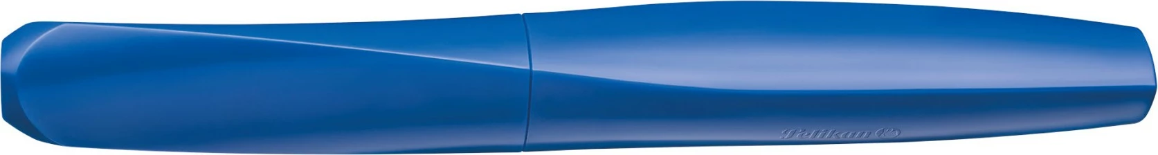 Stilolaps Pelikan 814744, majë mesatare, çelik inoks, ngjyrë kaltër