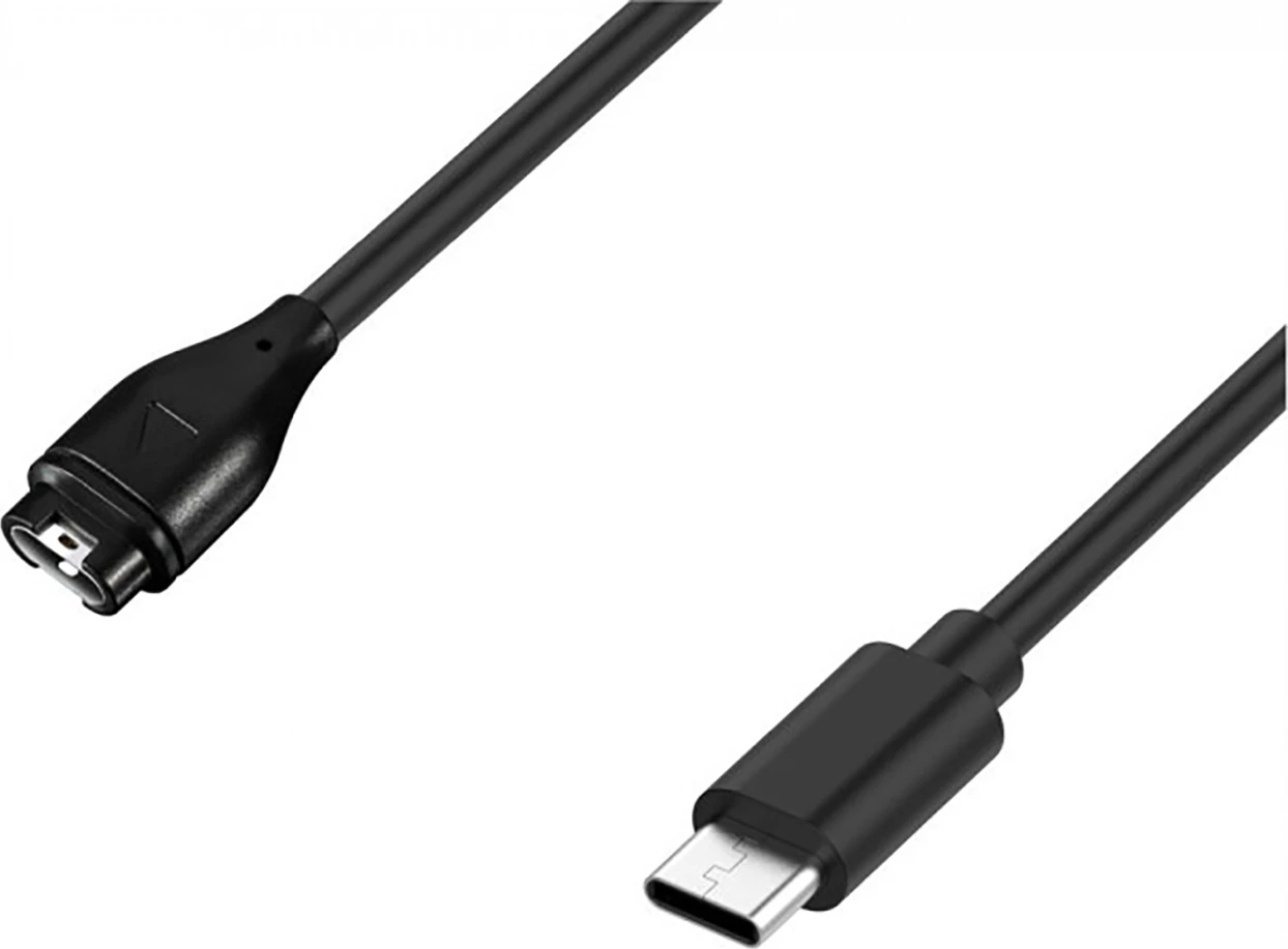 Karikues magnetik për Garmin, Hurtel, USB-C, 1m, zi