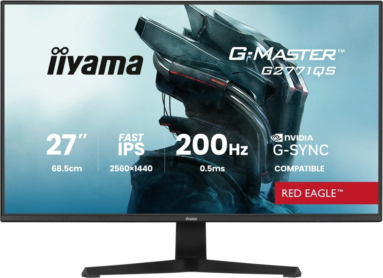 Monitor iiyama G-Master G2771QS-B1 Red Eagle 27 inch QHD 200Hz i zi