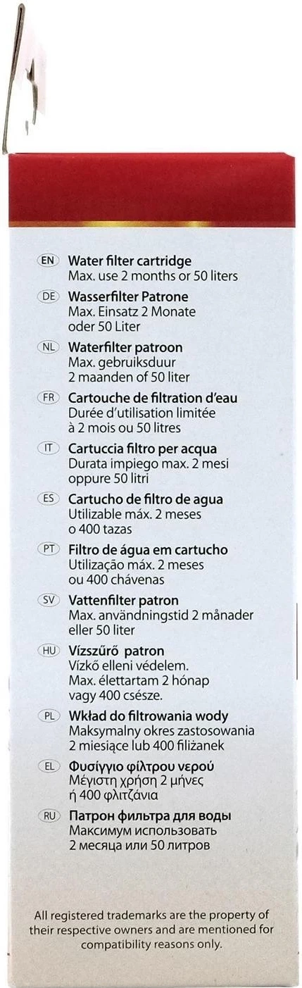 Filtr për Ekspres Kafe Scanpart, për Philips Saeco/Lavazza/Gaggia, Bardhë