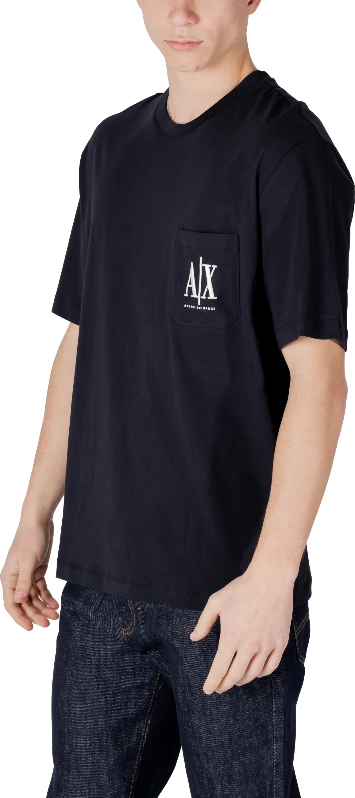 Maicë për meshkuj Armani Exchange XM000366 AF12308, e kaltër [Madhësia: L]