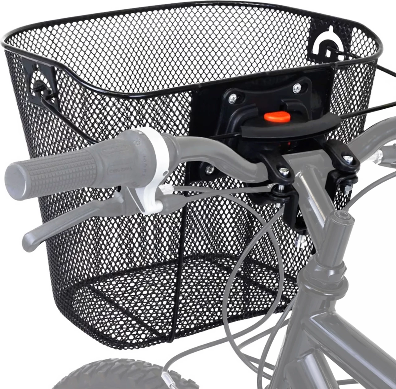 Shportë biçiklete për timon Wozinsky WKM-MM, metal (çelik), quick release, 5 kg, e zezë