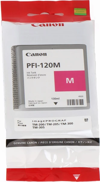 Rezervuar boje, Canon, PFI-120M 2887C001, 130 ml, magenta