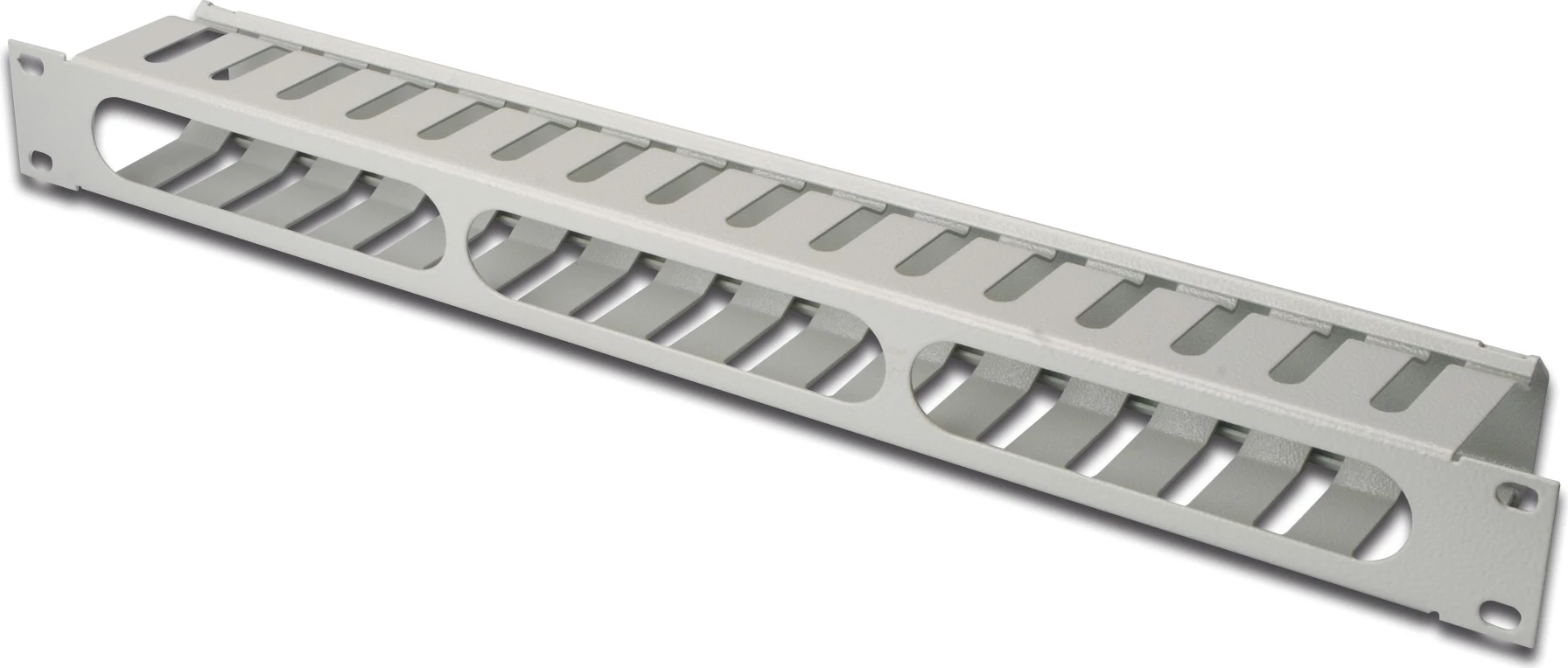 DIGITUS Panel menaxhimi kabllosh me kapak të heqshëm për kabina 483 mm (19”), 1U