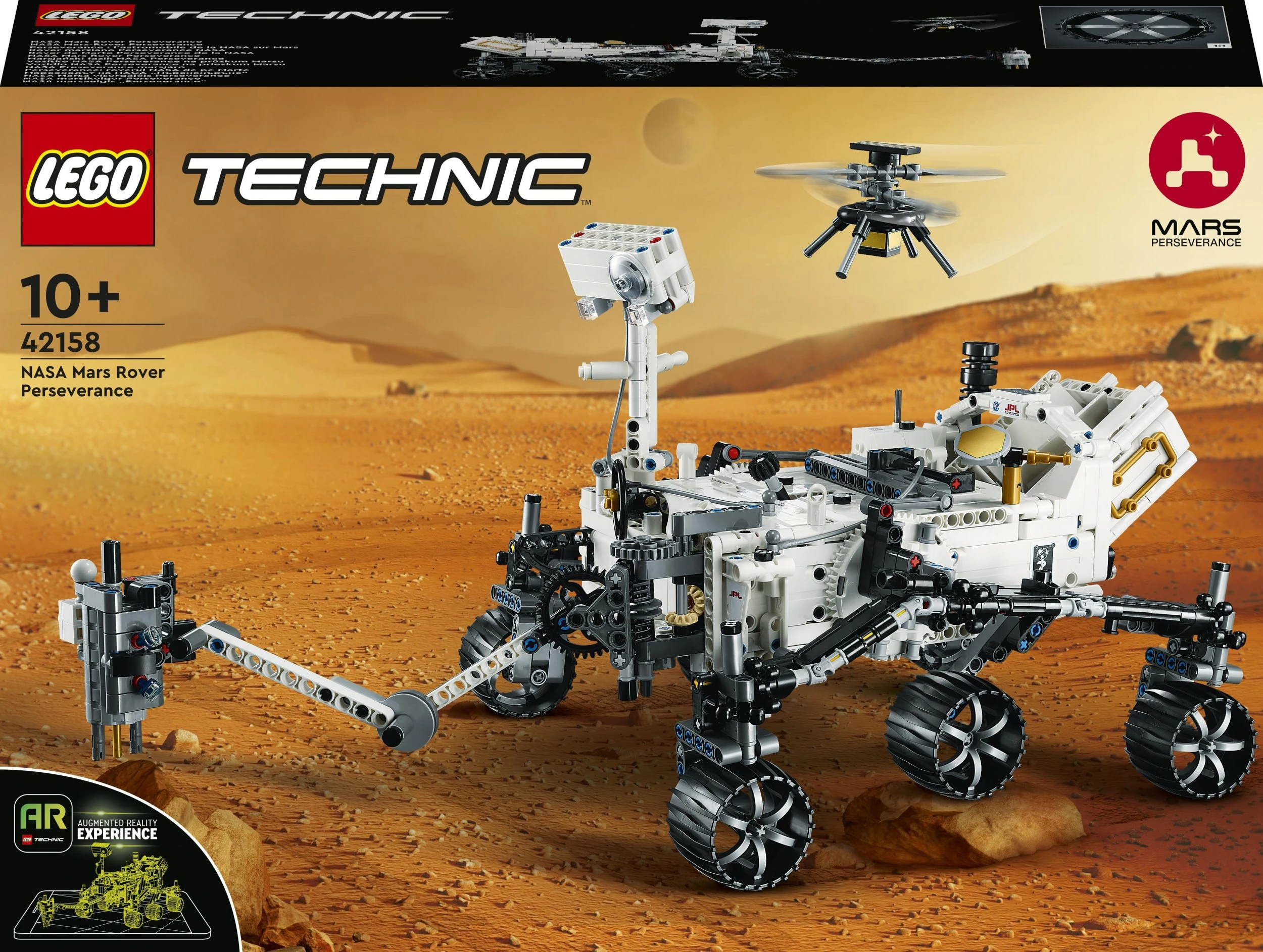 Set LEGO Technic NASA Mars Rover Perseverance 42158, 1132 pjesë, 10+