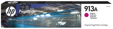 Kartush boje, HP, 913A PageWide, 35 ml, magenta F6T78AE