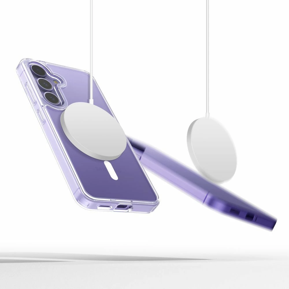 Mbështjellës Tech-Protect FlexAir Hybrid MagSafe për Samsung Galaxy S25 Edge, Transparent