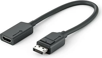 Adapter DisplayPort në HDMI ALOGIC Elements Series, 0.2 m, 4K@30Hz, 1080p@144Hz, i zi
