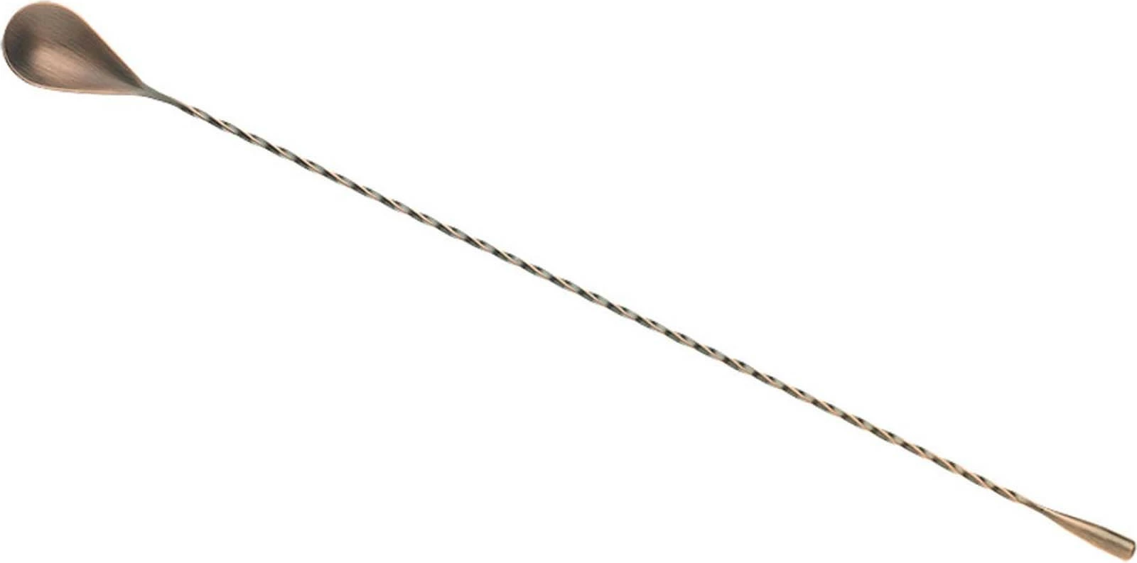 Lugë koktejli, BarFly Classic Bar Spoon 400mm, çelik inox, bakër antik