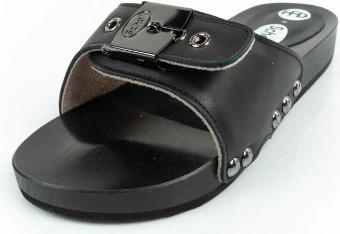 Klompa femra Scholl, të zeza