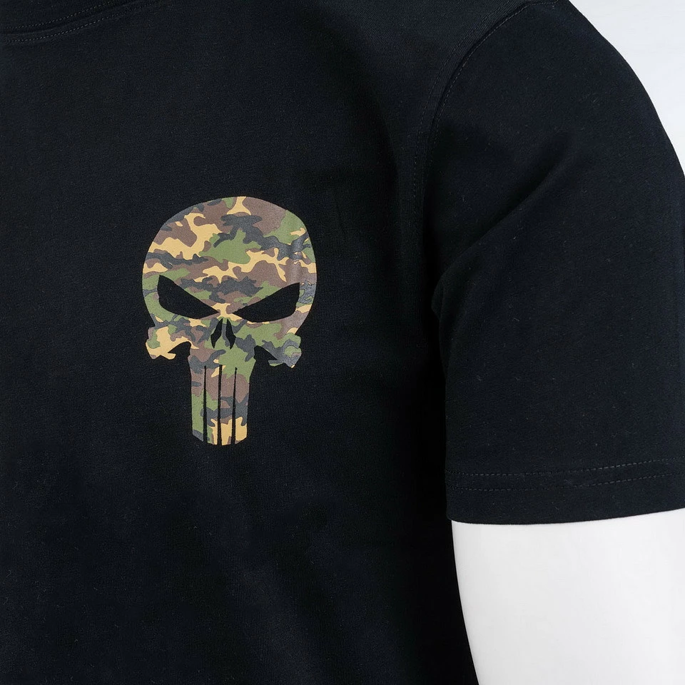 Bluzë T-Shirt Fostex Garments T-shirt Punisher - No guts no glory