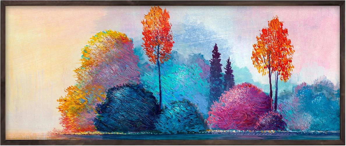 Pikturë dekorative me kornizë, MDF, Wallity, Artsmdfyty48-7033, shumëngjyrëshe, 33x70cm
