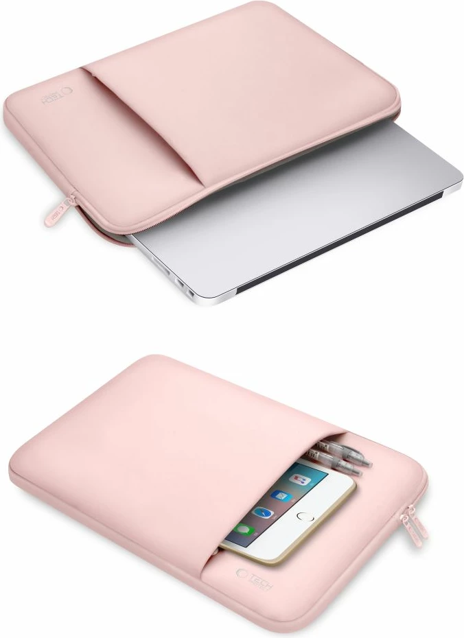 Mbështjellës laptopi Tech-Protect Neoprene 14", rozë