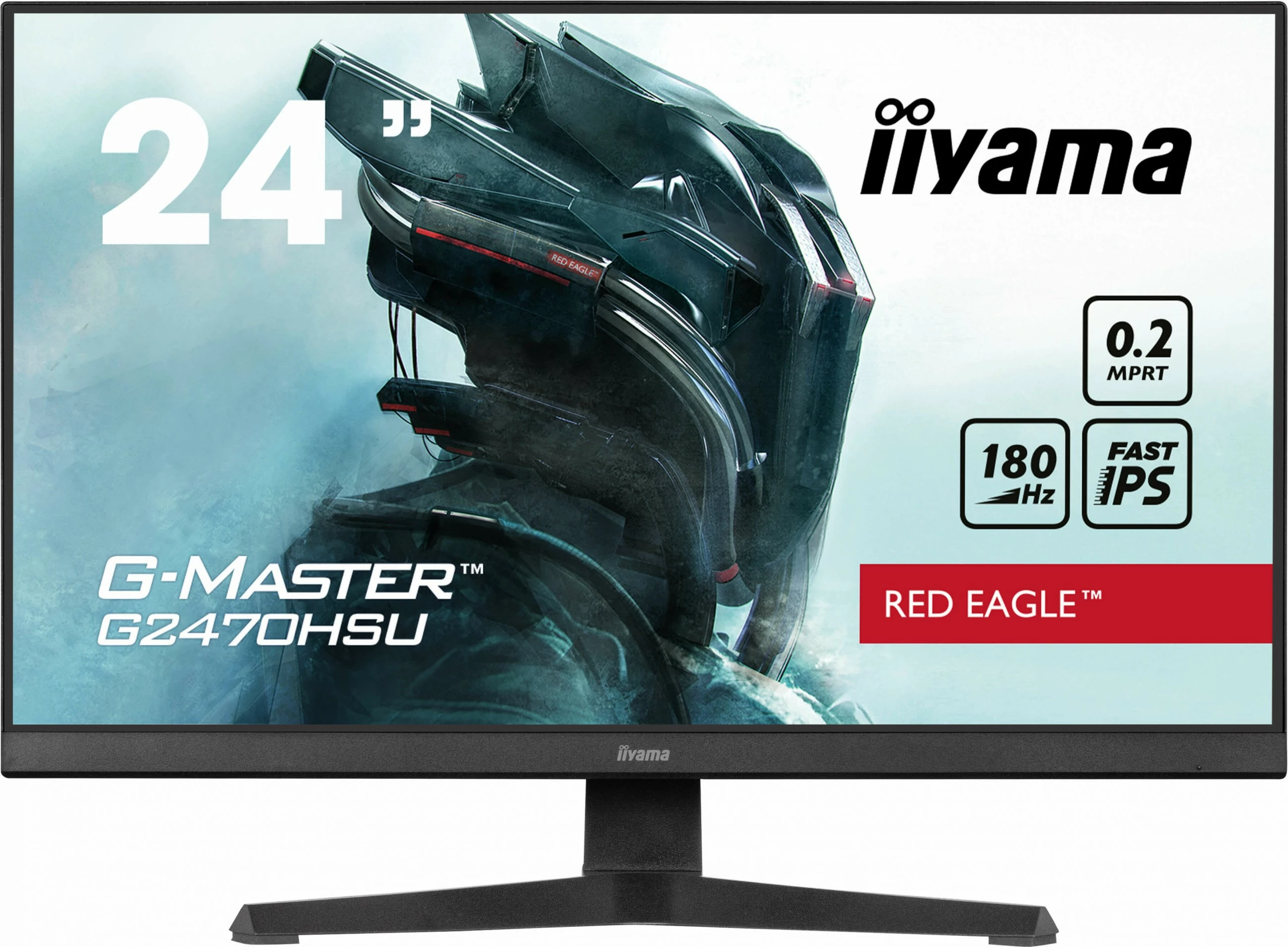 Monitor iiyama G-MASTER G2470HSU-B6, 23.8", Full HD, Fast IPS, 180Hz, i zi