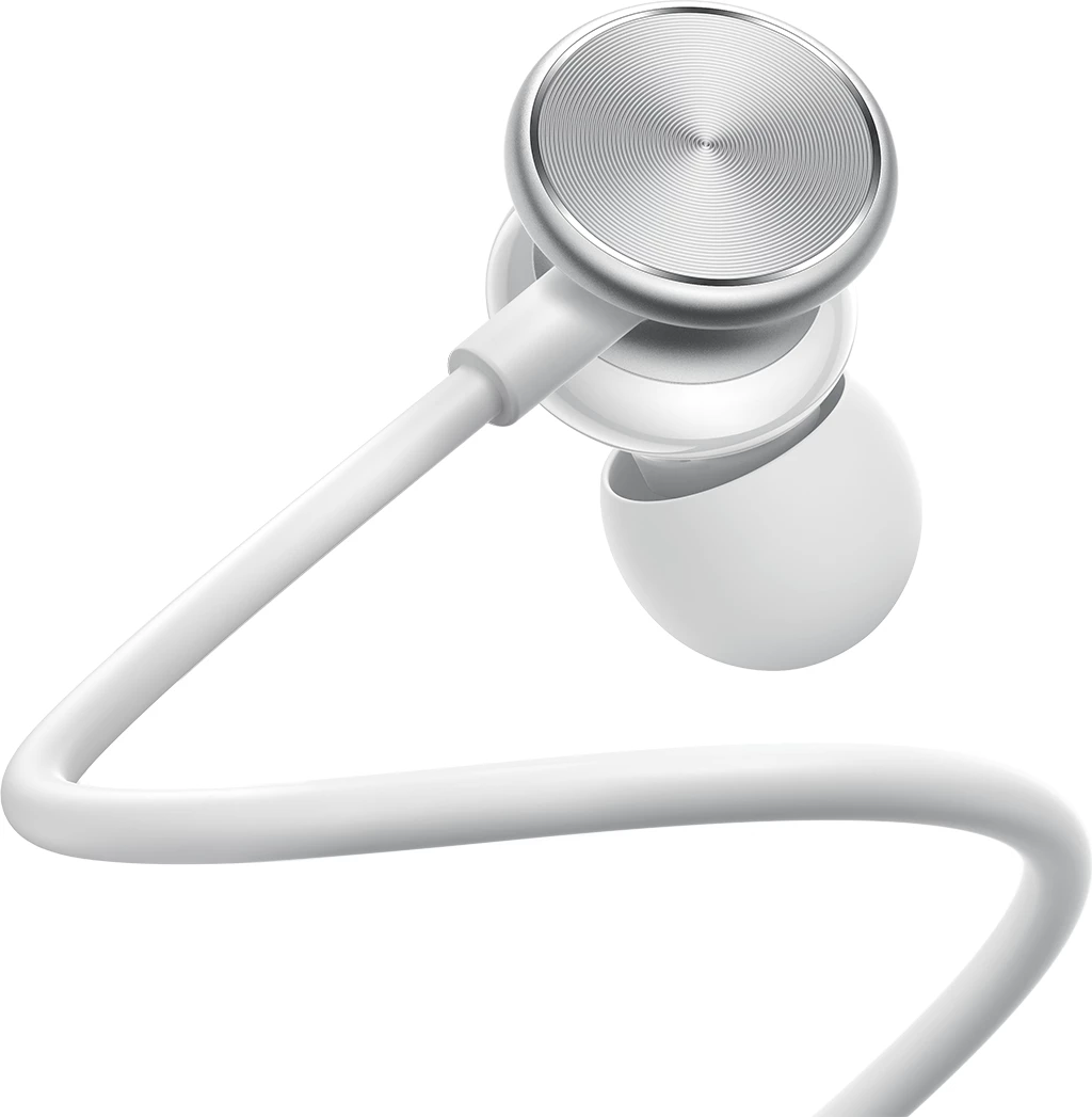 Kufje me tela Joyroom JR-EW03, in-ear, 1.2m, argjendtë