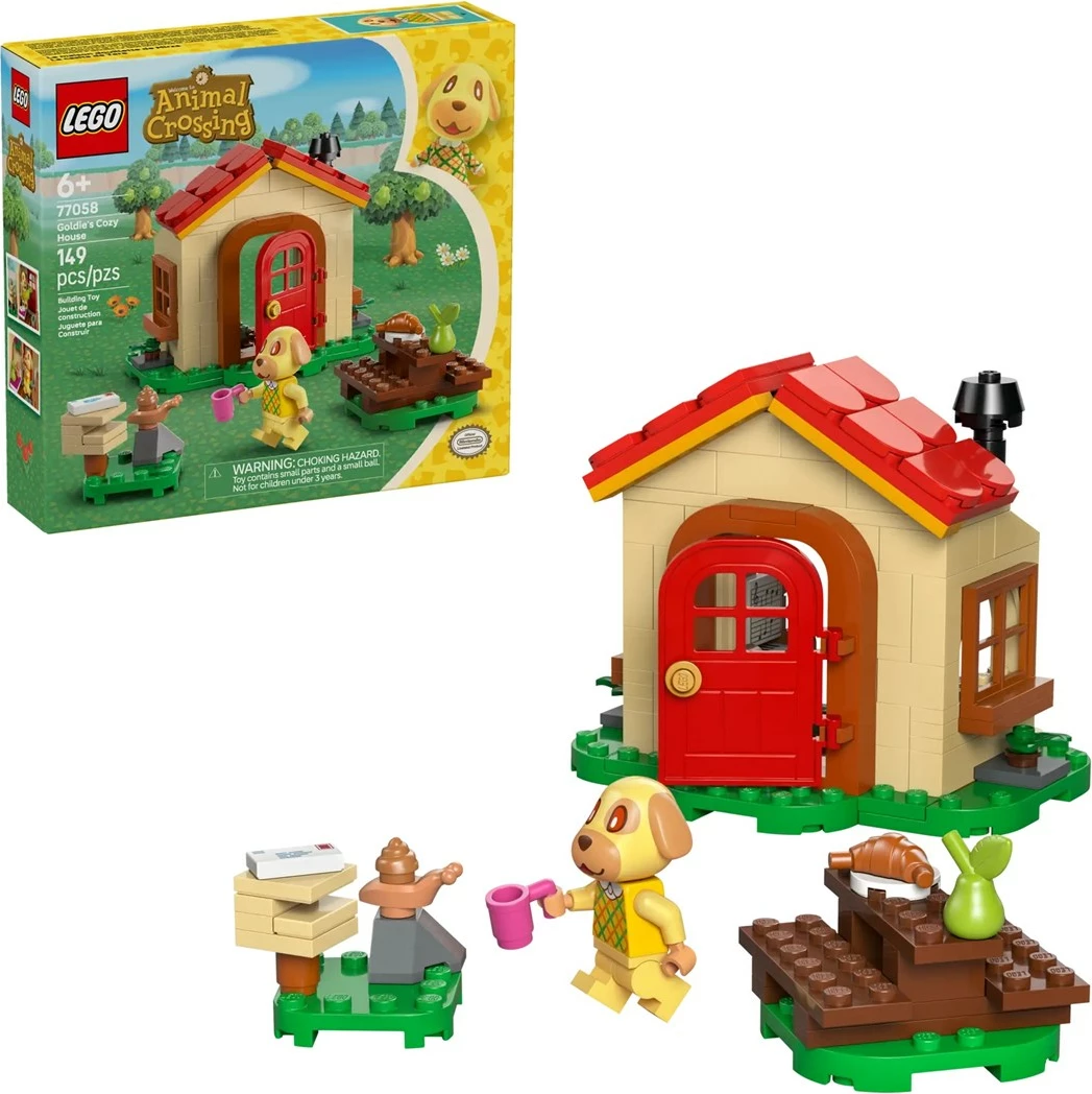 Set LEGO Animal Crossing Goldie's Cosy House 77058, 149 pjesë