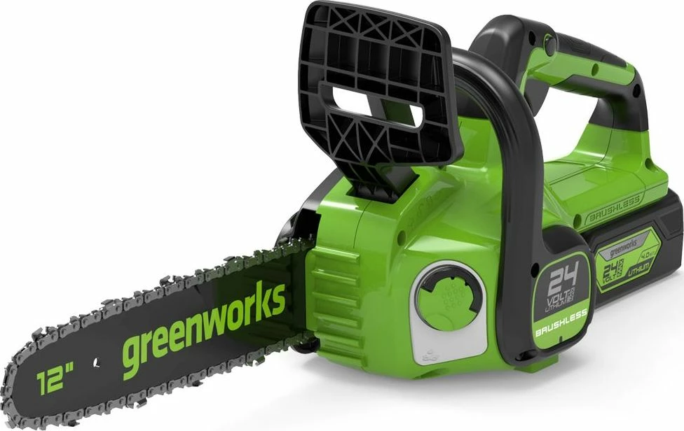 Sharrë me zinxhir Greenworks GD24CS30 24 V 30 cm, pa bateri/karikues, e gjelbër