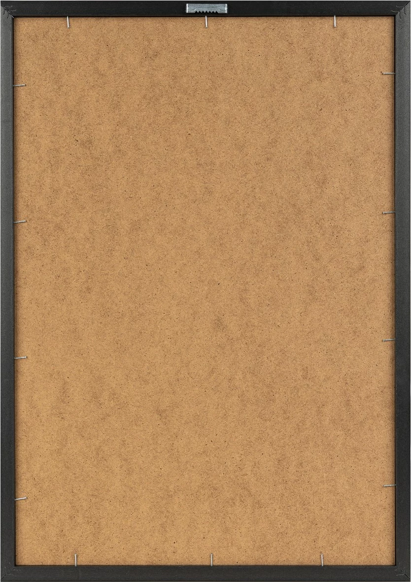 Pikturë dekorative me kornizë MDF, ngjyrë e verdhë/portokalli, Wallity, 33x33cm