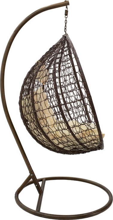 Karrige varëse për kopsht, ngjyrë kafe-bezhë, Zafer, 106x103x200 cm