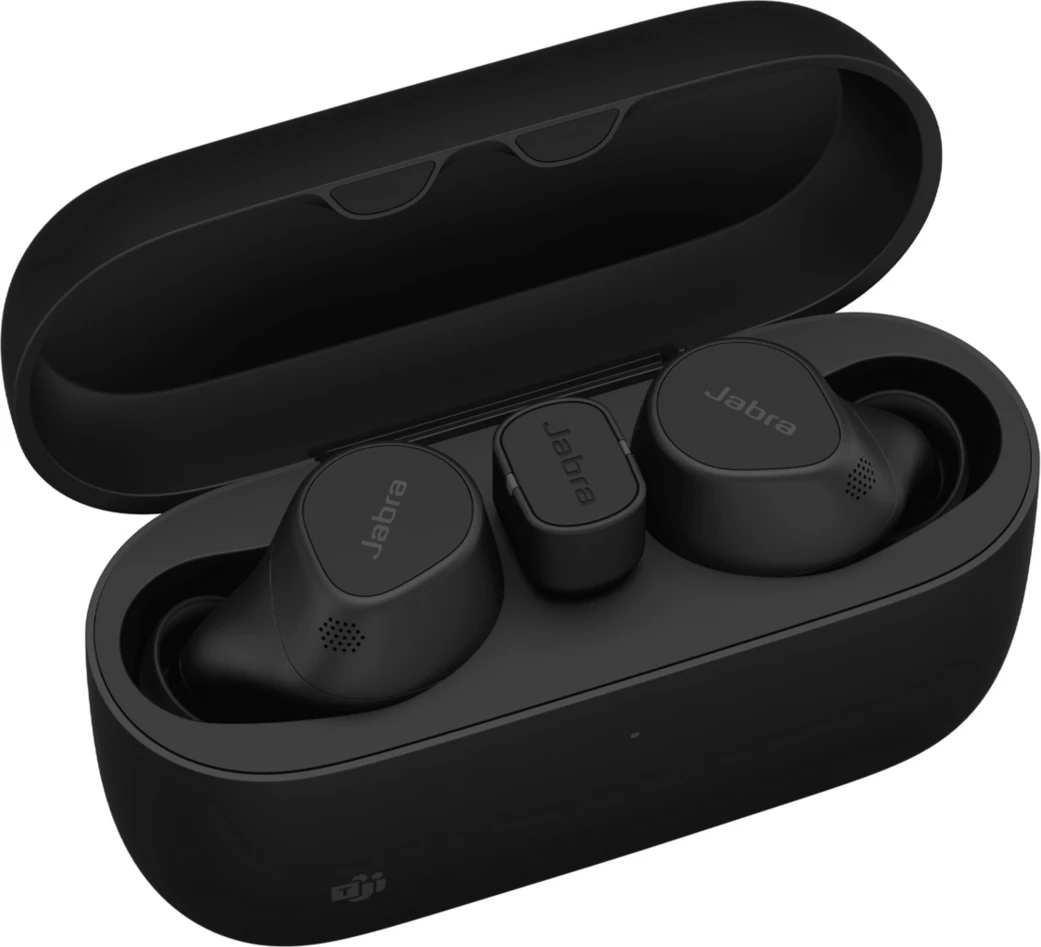Kufje Jabra EV2BUD3 (20797-999-899) true wireless me kuti karikimi, të zeza