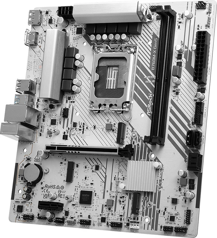 Pllakë amë ASRock B760M-X Gen5, Socket LGA1700, micro ATX